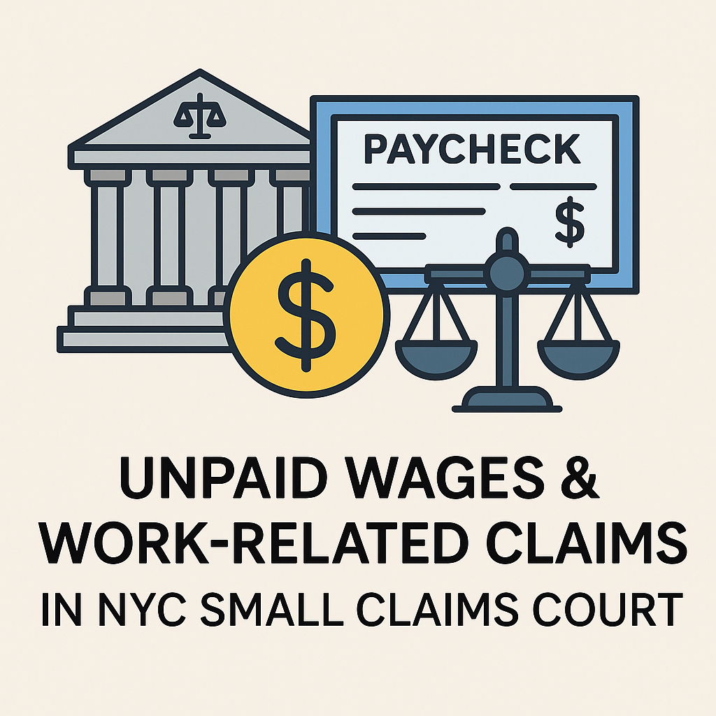 Unpaid Wages & Work-Related Claims in NYC Small Claims Court