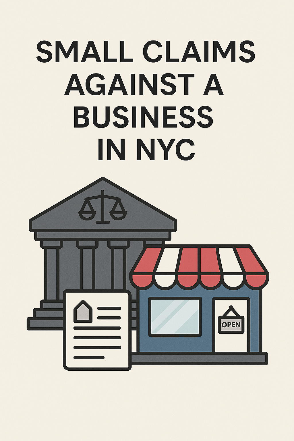 Suing a business in NYC small claims court