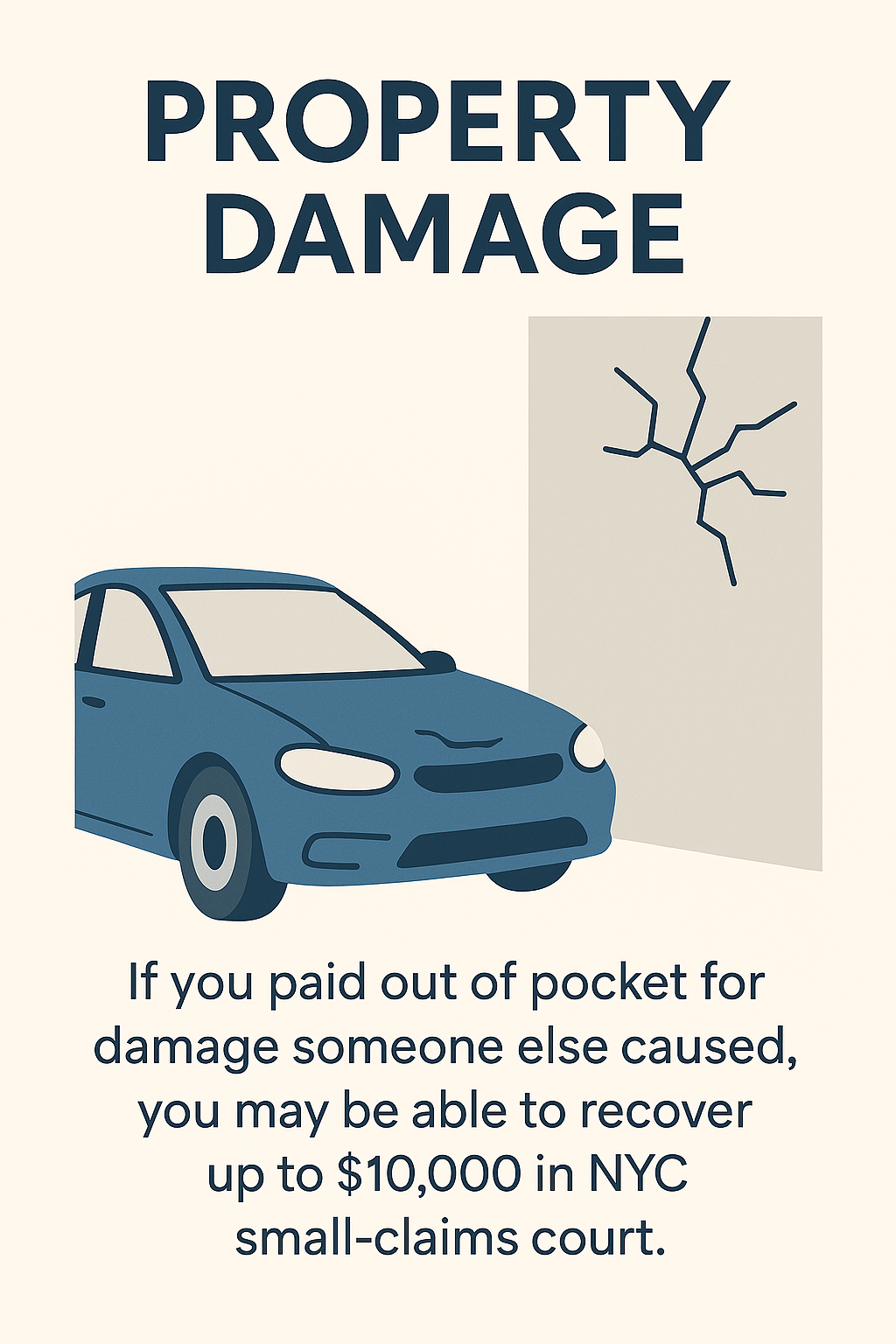 Property Damage small claims NYC