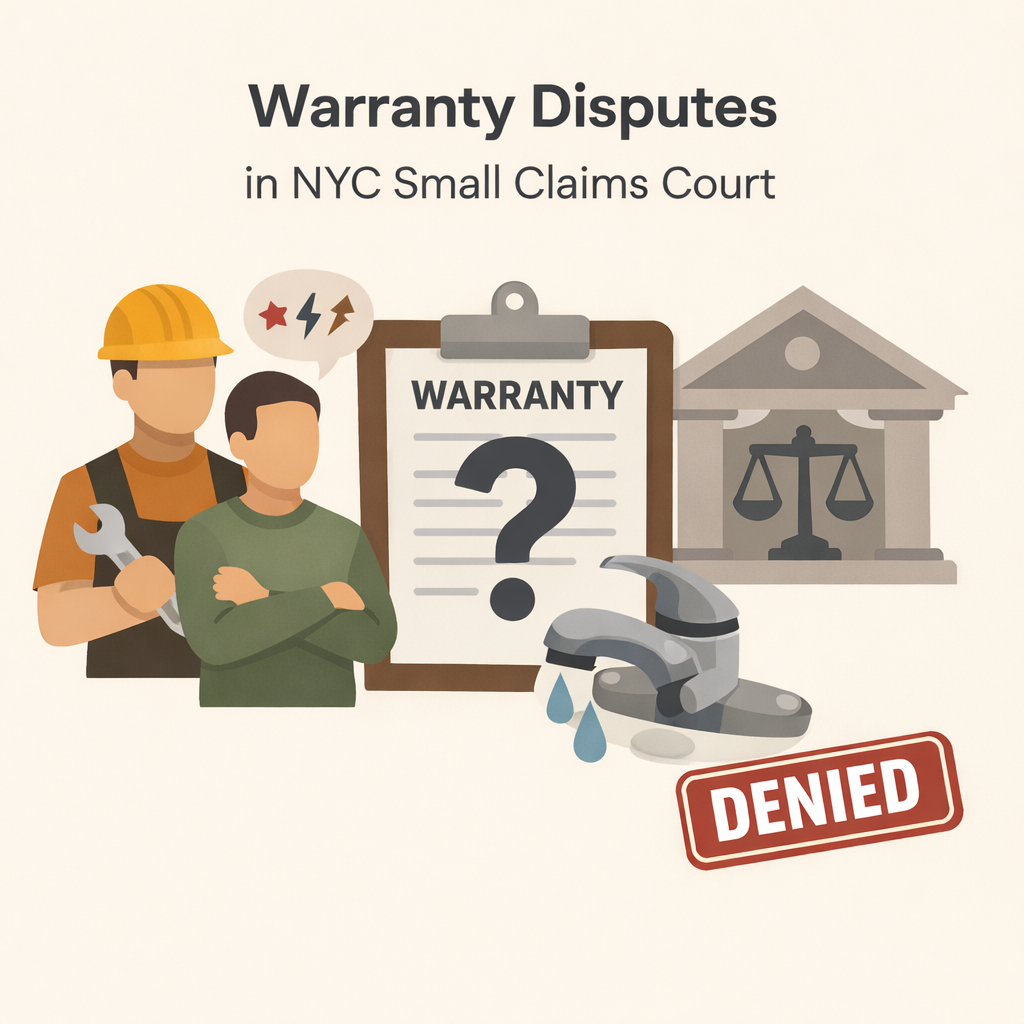 Warranty Disputes in NYC Small Claims Court