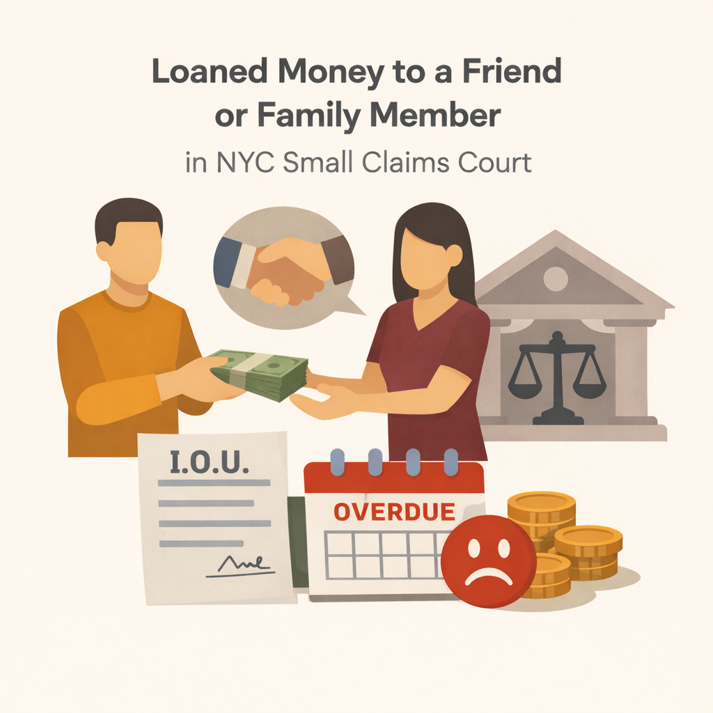 Loaned Money to a Friend or Family Member in NYC Small Claims Court