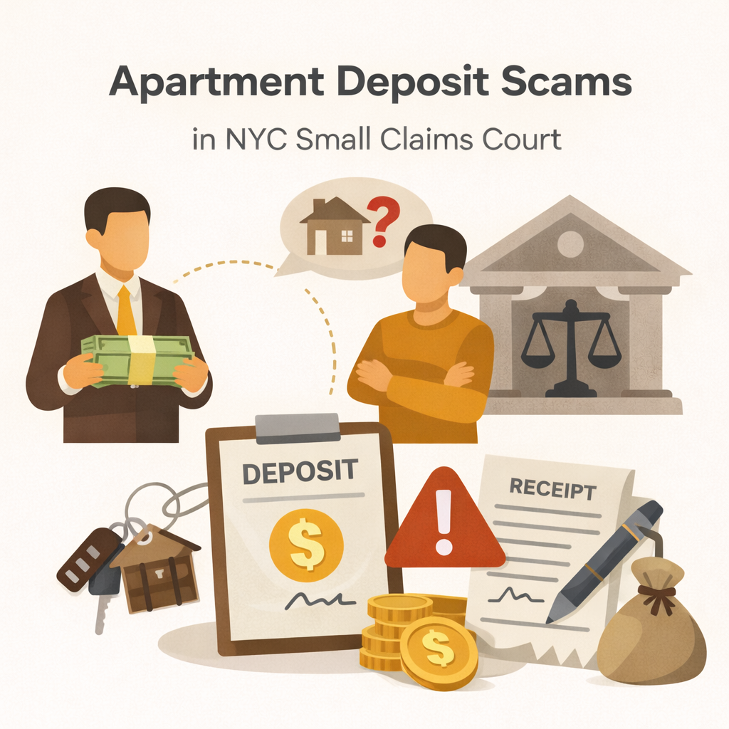 Apartment Deposit Scams in NYC Small Claims Court