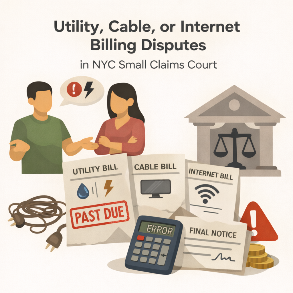Utility, Cable, or Internet Billing Disputes in NYC Small Claims Court