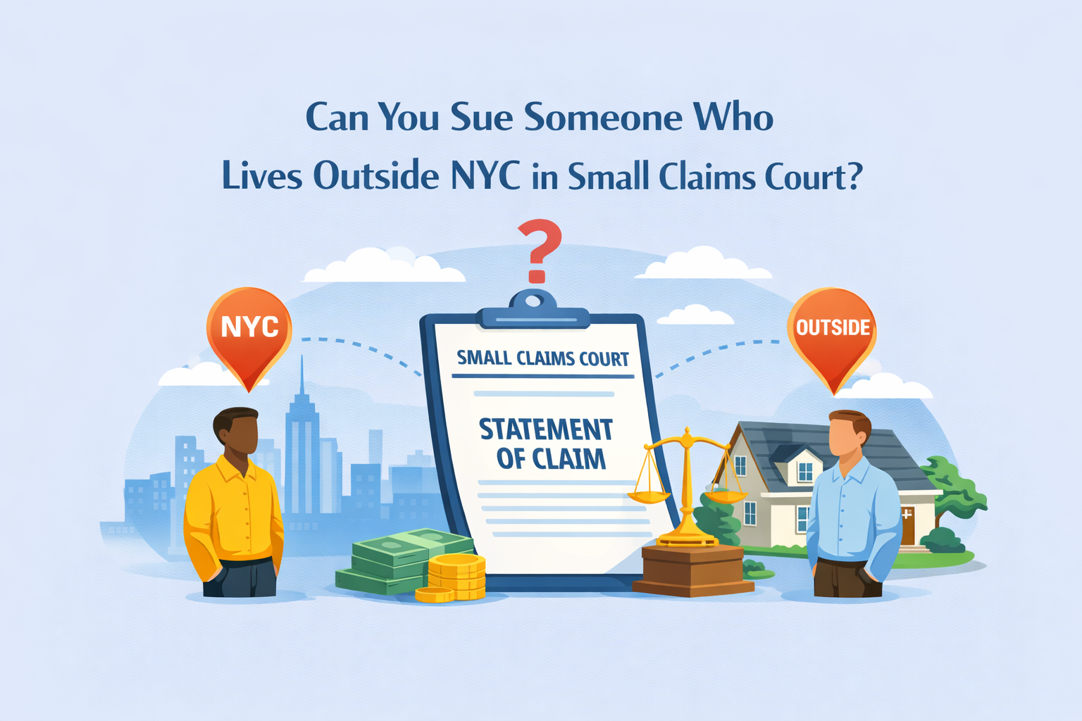 Can You Sue Someone Who Lives Outside NYC in Small Claims Court?
